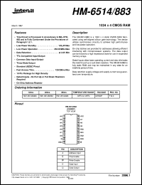 datasheet for HM-6514/883 by Intersil Corporation