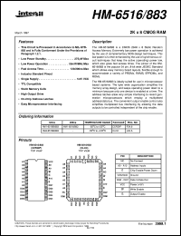 datasheet for HM-6516/883 by Intersil Corporation