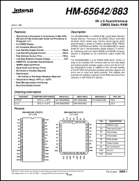 datasheet for HM-65642/883 by Intersil Corporation