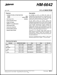 datasheet for HM-6642 by Intersil Corporation