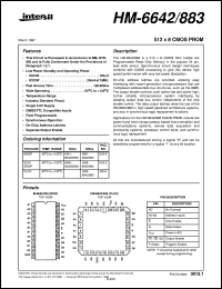 datasheet for HM-6642/883 by Intersil Corporation