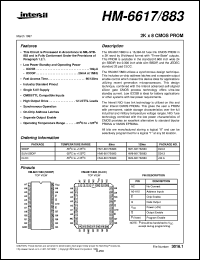 datasheet for HM-6617/883 by Intersil Corporation