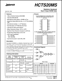 datasheet for HCTS20MS by Intersil Corporation