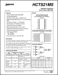 datasheet for HCTS21MS by Intersil Corporation