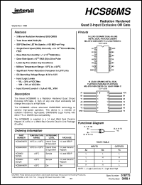 datasheet for HCS86MS by Intersil Corporation