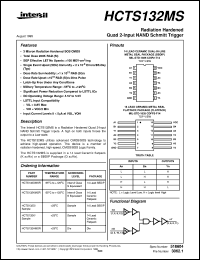 datasheet for HCTS132MS by Intersil Corporation