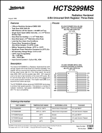 datasheet for HCTS299MS by Intersil Corporation