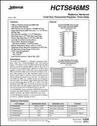 datasheet for HCTS646MS by Intersil Corporation