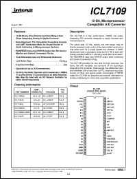 datasheet for ICL7109 by Intersil Corporation