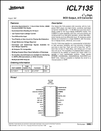 datasheet for ICL7135 by Intersil Corporation