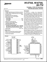 datasheet for HI-574A by Intersil Corporation