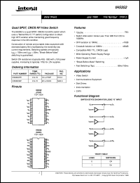 datasheet for IH5352 by Intersil Corporation