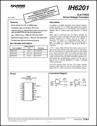 datasheet for IH6201 by Intersil Corporation