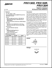 datasheet for FRX130D by Intersil Corporation