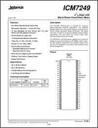 datasheet for ICM7249 by Intersil Corporation