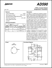 datasheet for AD590 by Intersil Corporation