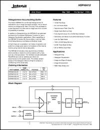datasheet for HSP48410 by Intersil Corporation