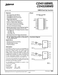 datasheet for CD4518BMS by Intersil Corporation