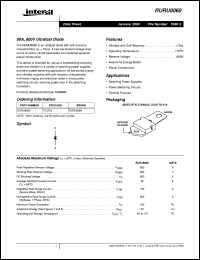 datasheet for RURU8060 by Intersil Corporation