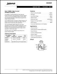 datasheet for HA5023 by Intersil Corporation