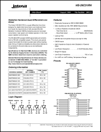 datasheet for HS-26C31RH by Intersil Corporation