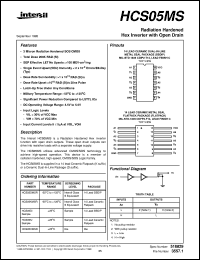 datasheet for HCS05MS by Intersil Corporation