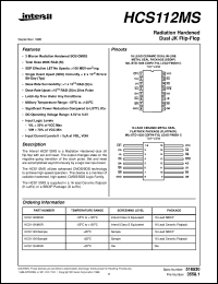 datasheet for HCS112MS by Intersil Corporation