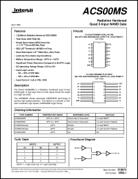 datasheet for ACS00MS by Intersil Corporation