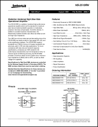 datasheet for HS-2510RH by Intersil Corporation