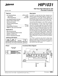 datasheet for HIP1031 by Intersil Corporation