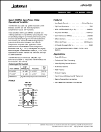 datasheet for HFA1405 by Intersil Corporation