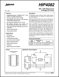 datasheet for HIP4082 by Intersil Corporation