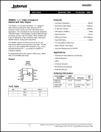 datasheet for HA4201 by Intersil Corporation
