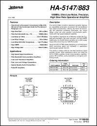 datasheet for HA-5147/883 by Intersil Corporation