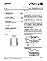 datasheet for HA4344B by Intersil Corporation
