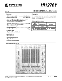 datasheet for HI1276Y by Intersil Corporation