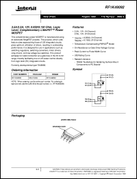 datasheet for RF1K49092 by Intersil Corporation