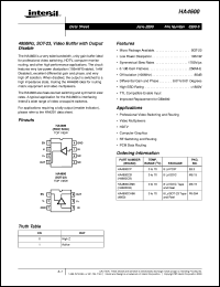 datasheet for HA4600 by Intersil Corporation