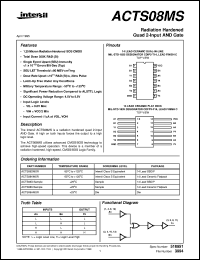 datasheet for ACTS08MS by Intersil Corporation