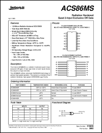 datasheet for ACS86MS by Intersil Corporation