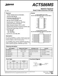 datasheet for ACTS86MS by Intersil Corporation