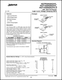 datasheet for HGT1S20N35G3VL by Intersil Corporation