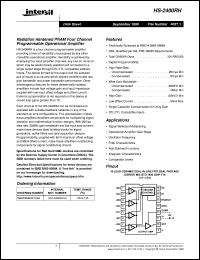 datasheet for HS-2400RH by Intersil Corporation