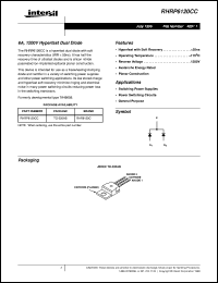 datasheet for RHRP6120CC by Intersil Corporation