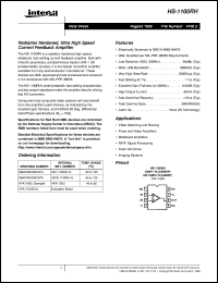 datasheet for HS-1100RH by Intersil Corporation