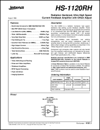 datasheet for HS-1120RH by Intersil Corporation
