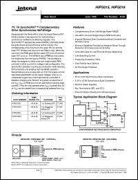 datasheet for HIP5015 by Intersil Corporation