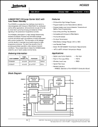 datasheet for HC5523 by Intersil Corporation