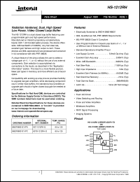 datasheet for HS-1212RH by Intersil Corporation