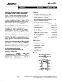 datasheet for HS-1412RH by Intersil Corporation